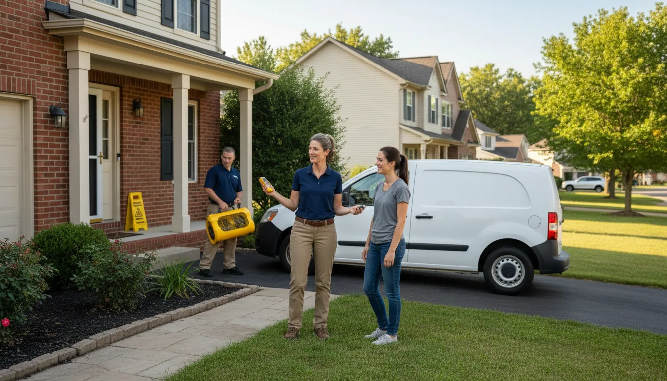 Water restoration image for Dehumidification And Cleanup Services in Resaca, GA